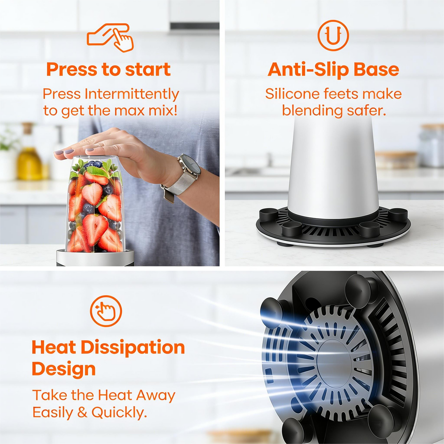 15-in-1 Multifunctional High-Speed Blender Combo