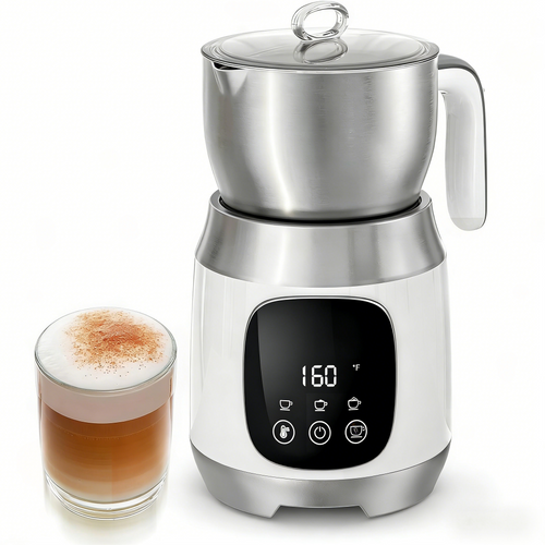 Smart Touch Control Milk Frother with Adjustable Froth Thickness