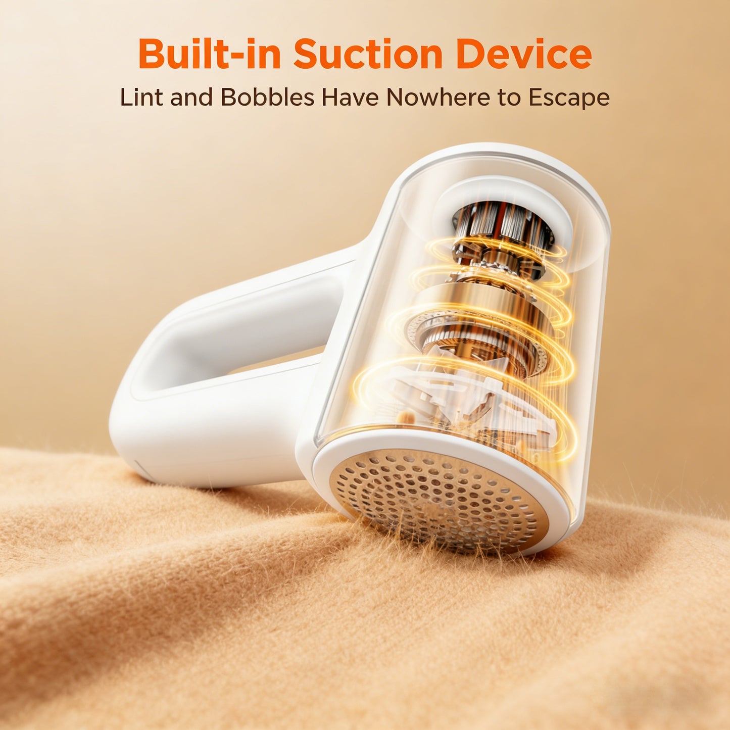 2-in-1 Rechargeable Fabric Lint Remover & Static Brush