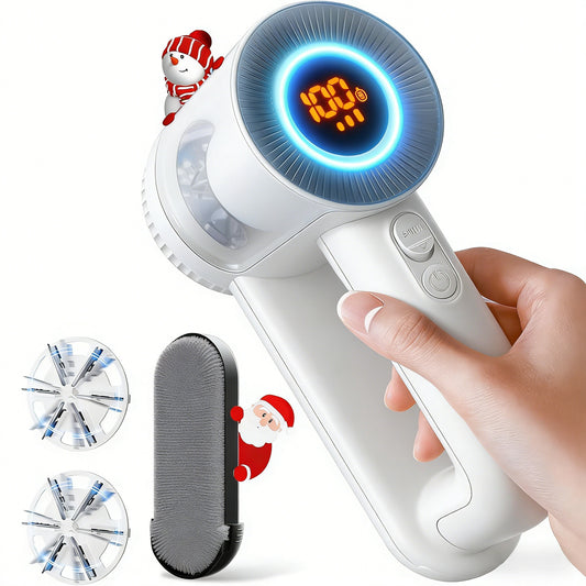 2-in-1 Rechargeable Fabric Lint Remover & Static Brush