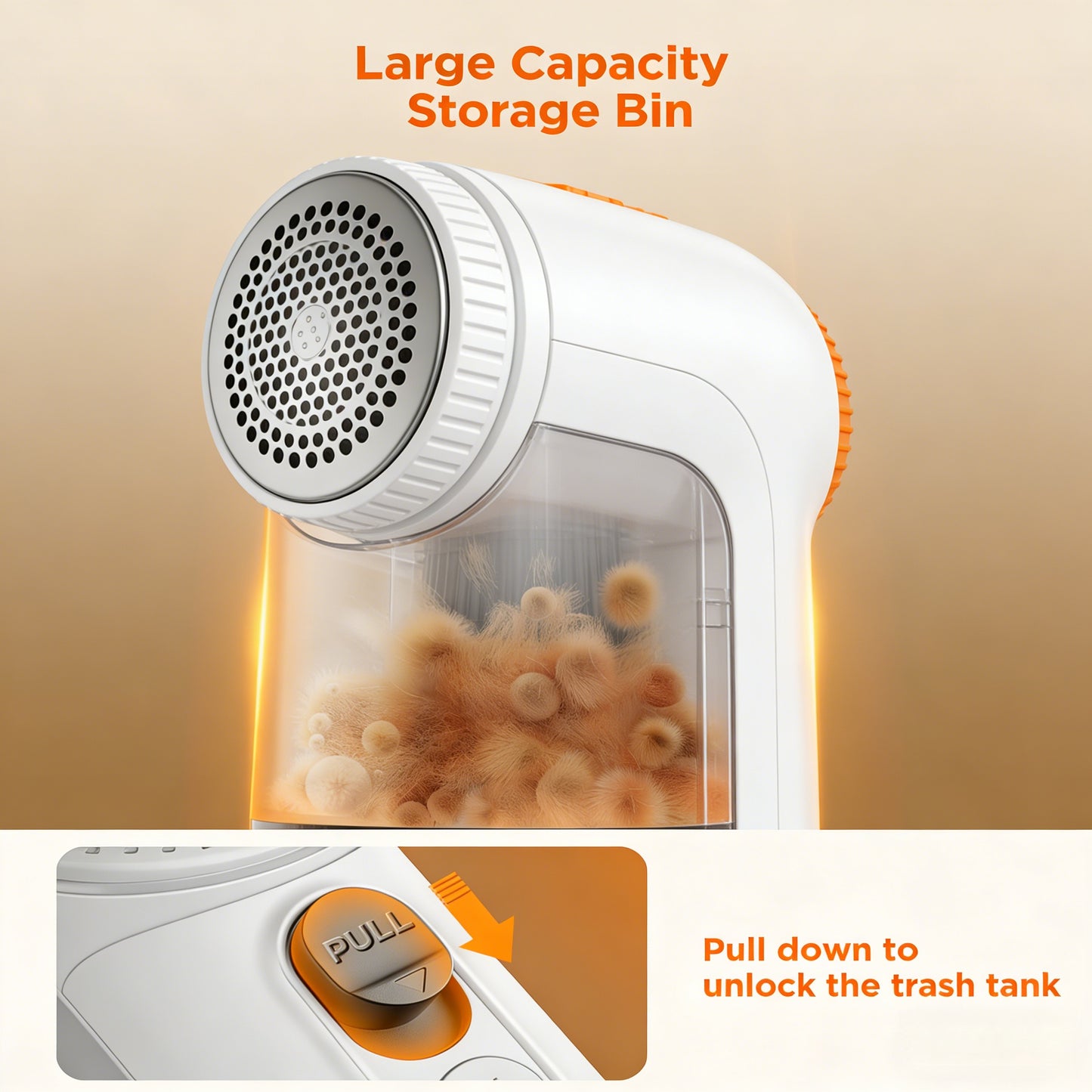 2-in-1 Rechargeable Fabric Lint Remover & Static Brush