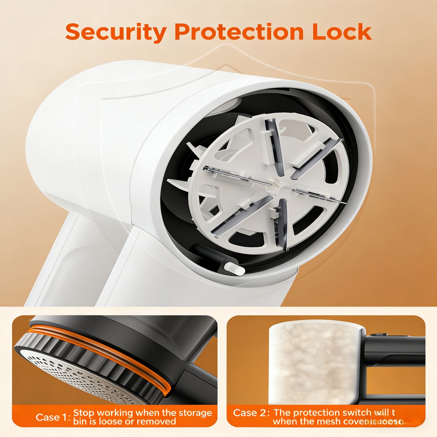 2-in-1 Rechargeable Fabric Lint Remover & Static Brush